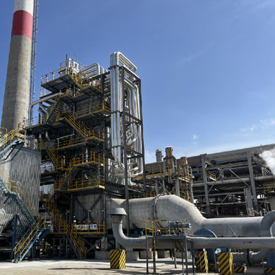 Recyclage des déchets gazeux chauffage des déchets chaudière à vapeur 53,75 T/H 60157Nm3/H personnalisation à haut rendement