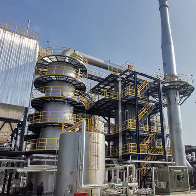 Recyclage des déchets gazeux chauffage des déchets chaudière à vapeur 53,75 T/H 60157Nm3/H personnalisation à haut rendement
