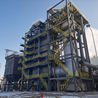 Chaudière à vapeur à haute chaleur de déchets Économie d'énergie Conversion des gaz d'échappement 67662Nm3/H Flux de gaz de combustion d'entrée
