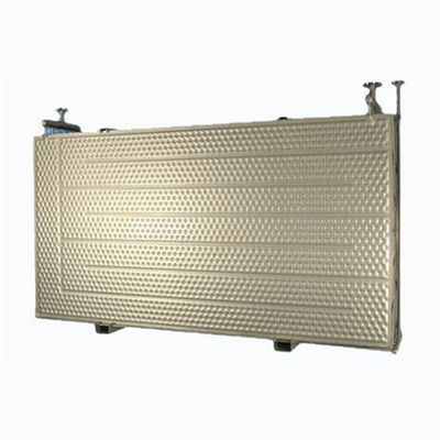 Échangeurs de chaleur à plaque d'oreiller de précision PLC Taux de récupération de chaleur élevé Longue durée de vie