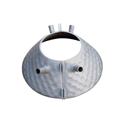 Clampe de structure compacte sur l'échangeur de chaleur 50 bar Pressure efficace échangeur de chaleur de vaisseau en jaquette