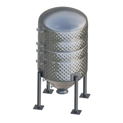 Clampe de structure compacte sur l'échangeur de chaleur 50 bar Pressure efficace échangeur de chaleur de vaisseau en jaquette