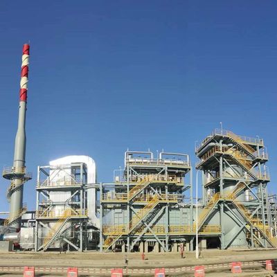 Chaudière à tubes d'angle en tôle ondulée cyclonique à deux étages Séchage à la vapeur 50 t/h