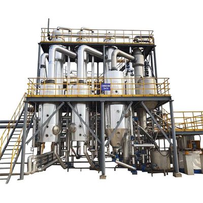 Évaporateur à plaque de film à chute à flux multiples, faible bruit, coefficient de transfert de chaleur élevé